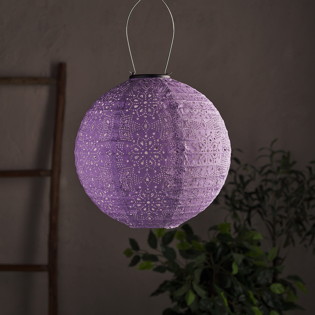 Tyvek Solar Lampion lila –