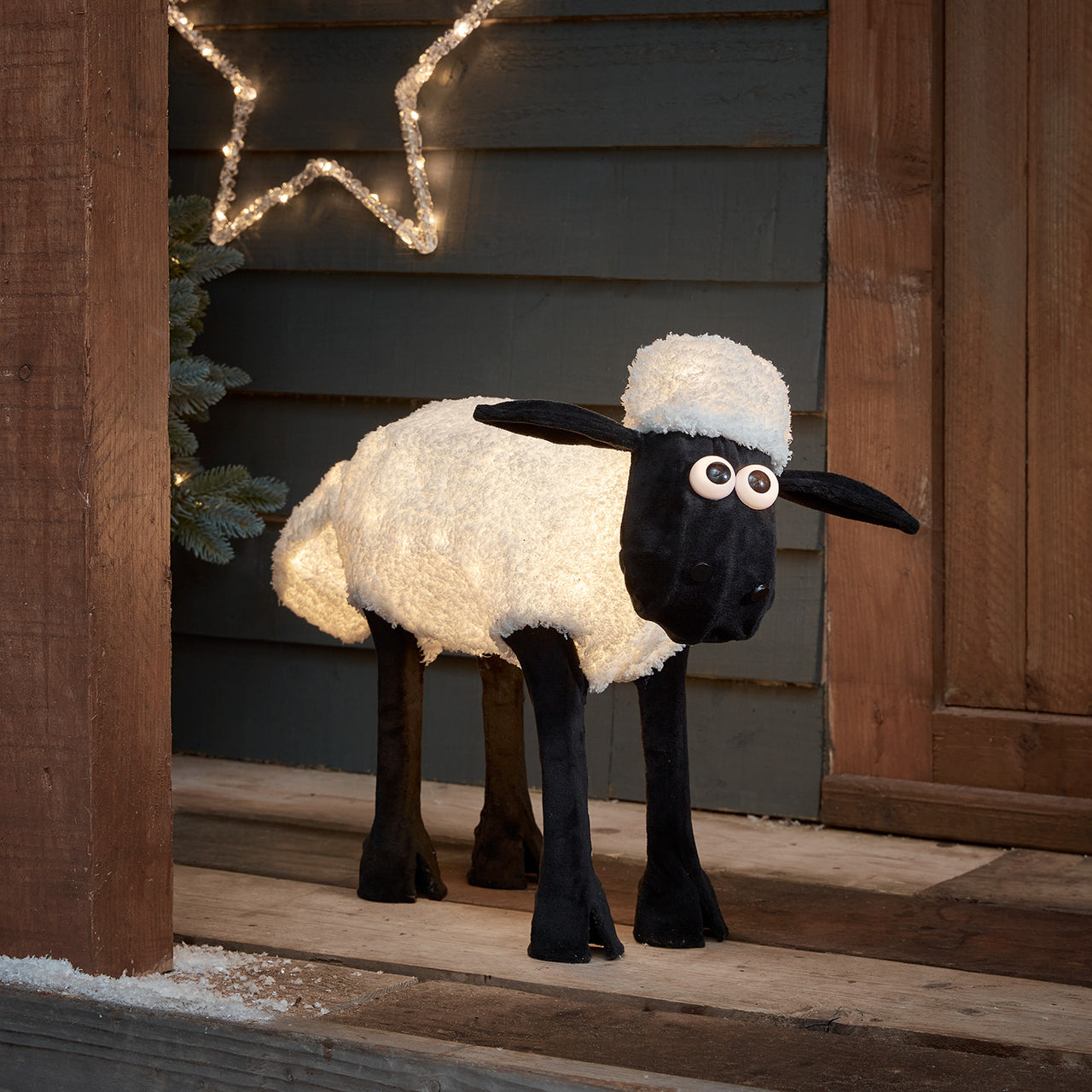 Shaun the Sheep™ LED Weihnachtsfigur außen
