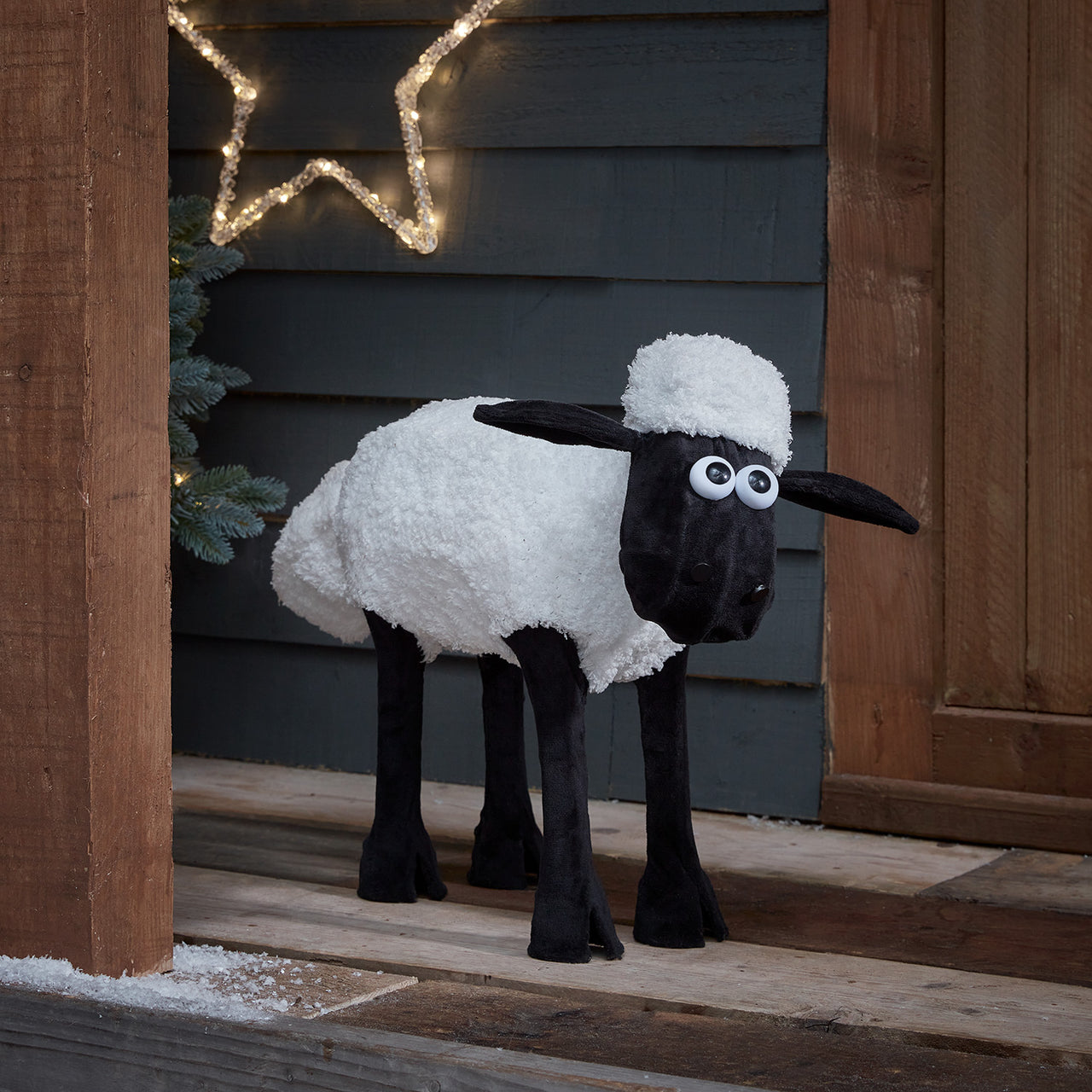 Shaun the Sheep™ LED Weihnachtsfigur außen