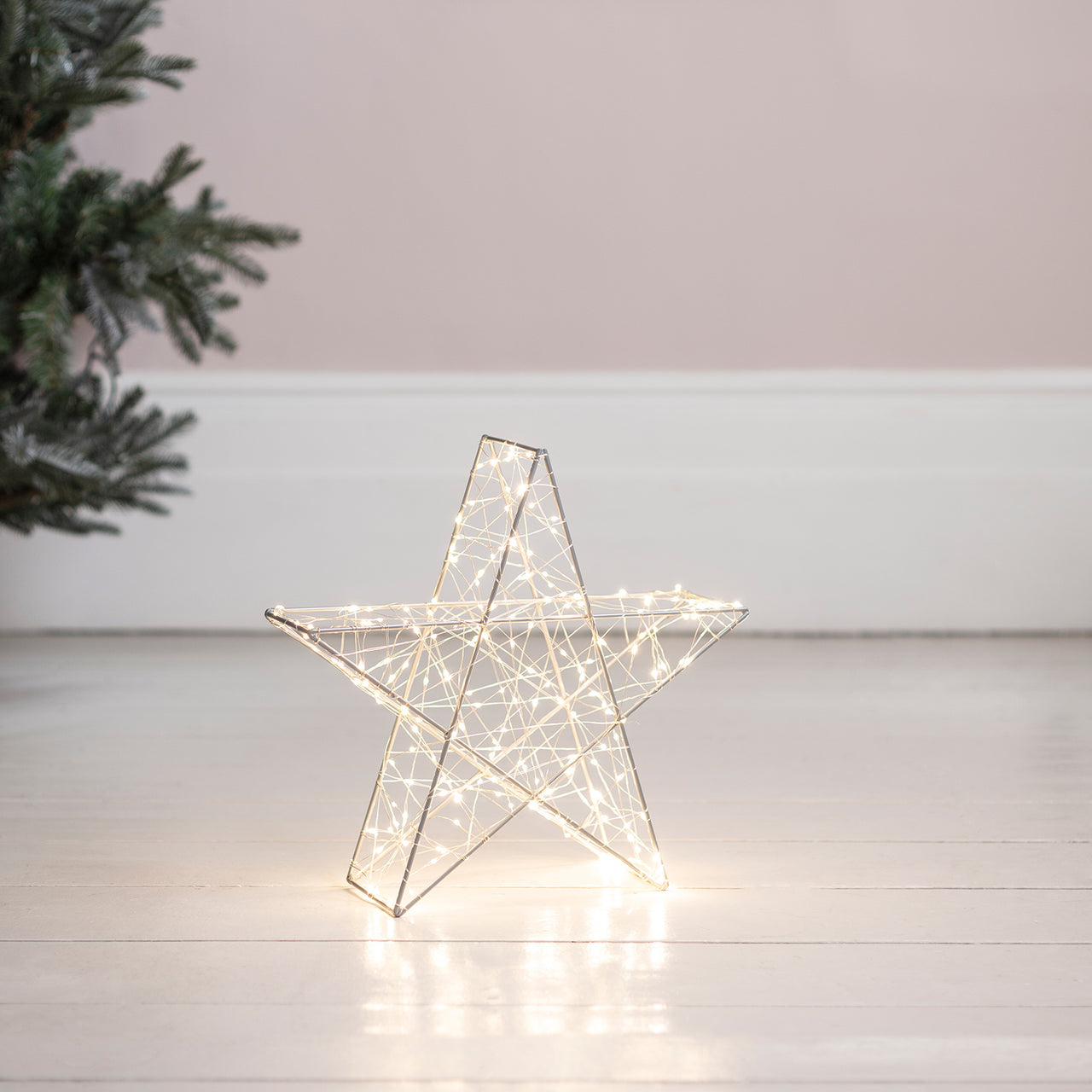 35cm LED Stern Weihnachtsdeko außen