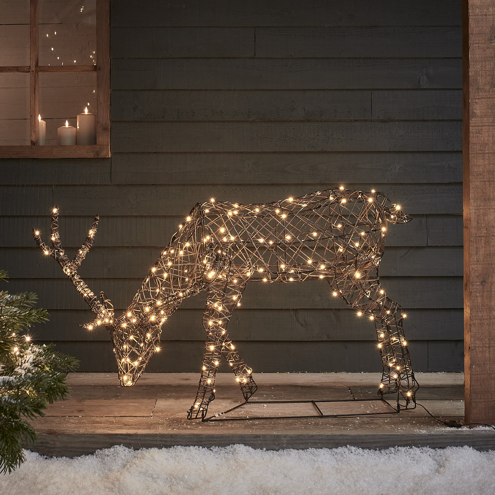 Led Rentier Studley Rattan LED Rentiere – Lights4fun.de